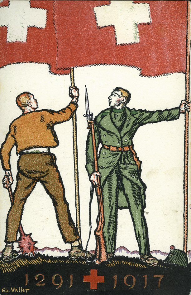 1917, 5 Rp. Vaterland nur Dir