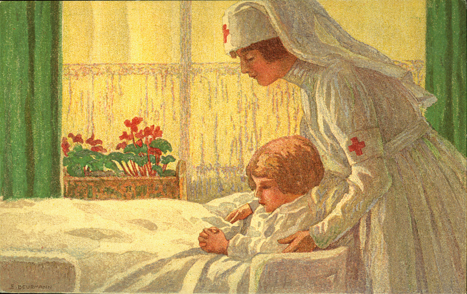 1921, 10 Rp. Krankenpflegerin