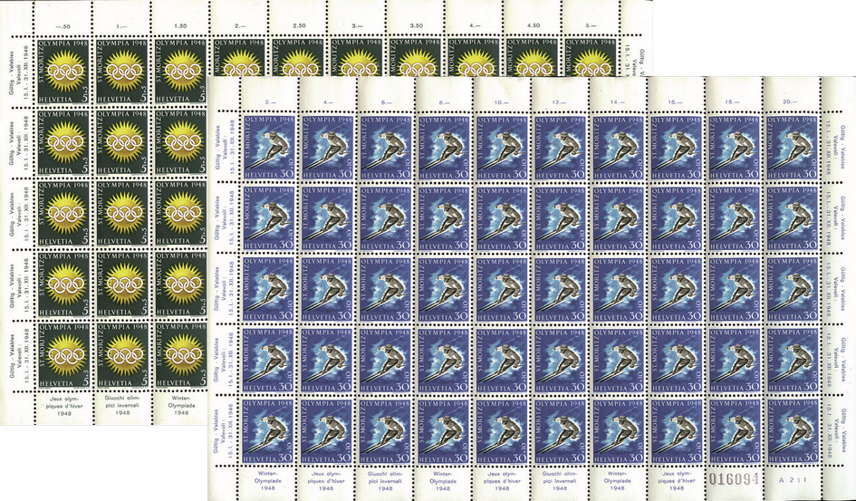 1948, Olympische Winterspiele in St. Moritz