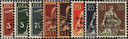 1918, Tellknabe, Tellbrustbild und Helvetia mit Schwert