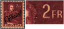 2 Fr. Forrer, braunrot, rot, "Grosse Doppelprägung"