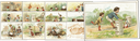 1895, Kinder-Spiele, Werbeserie mit 12 Karten