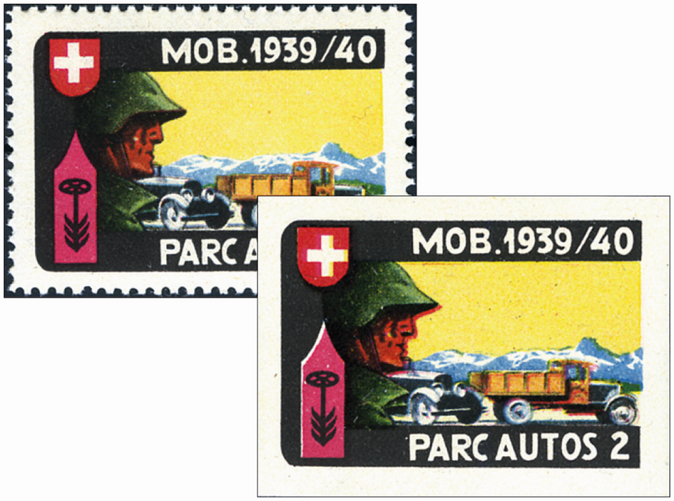 1939-40, Parkdienst Parc Autos 2, "Ungezähnt"