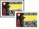 1939-40, Parkdienst Parc Autos 2, &quot;Ungezähnt&quot;