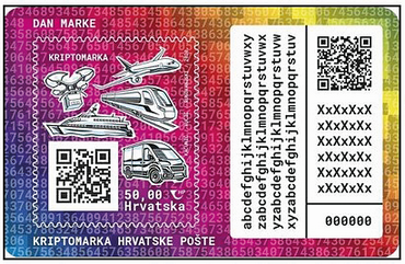 2020, Tag der Briefmarke - Crypto Stamp, Kroatien