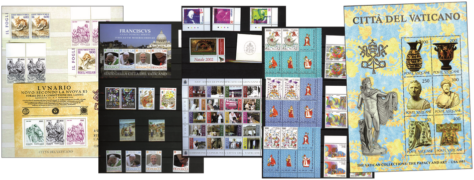 1962-2017, Vatikan: postfrische ABO-Sammlung, 7 dicke Einsteckbücher