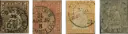 1856-1857, Sitzende Helvetia, ungezähnt (Strubel)