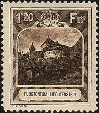 120 Rp. Burg Vaduz