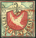 1845, Basler Taube schwarz-blau-karmin