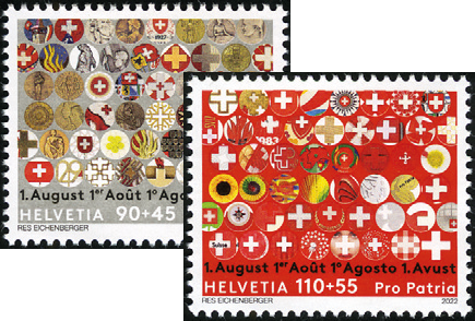 2022, 100. 1.-August-Abzeichen