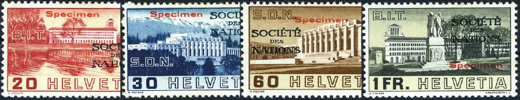 1938, Bilder der Völkerbunds- und Arbeitsamtgebäude