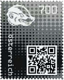 2020, Crypto Stamp "Honigdachs schwarz"