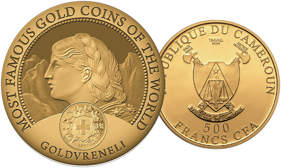 2022, Offizielle Sondermünze "Goldvreneli" 