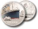 2022, 5 Dollars "Titanic", Cook Islands