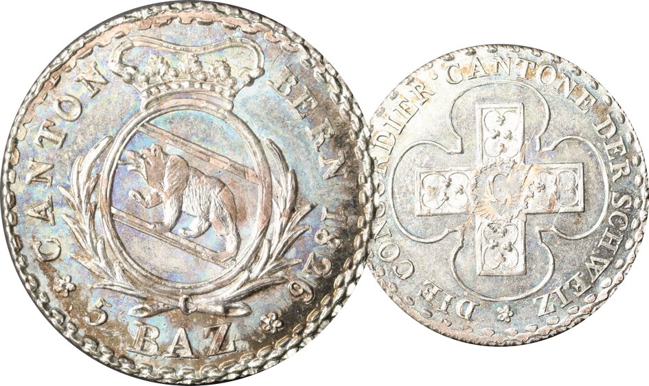 1826, 5 Batzen Bern (BAZ)
