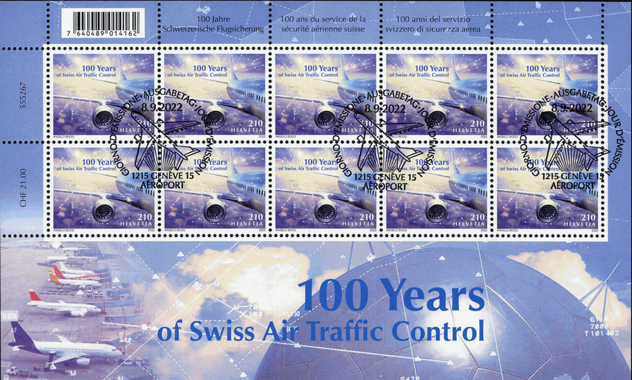 2022, 100 Jahre Schweizerische Flugsicherung