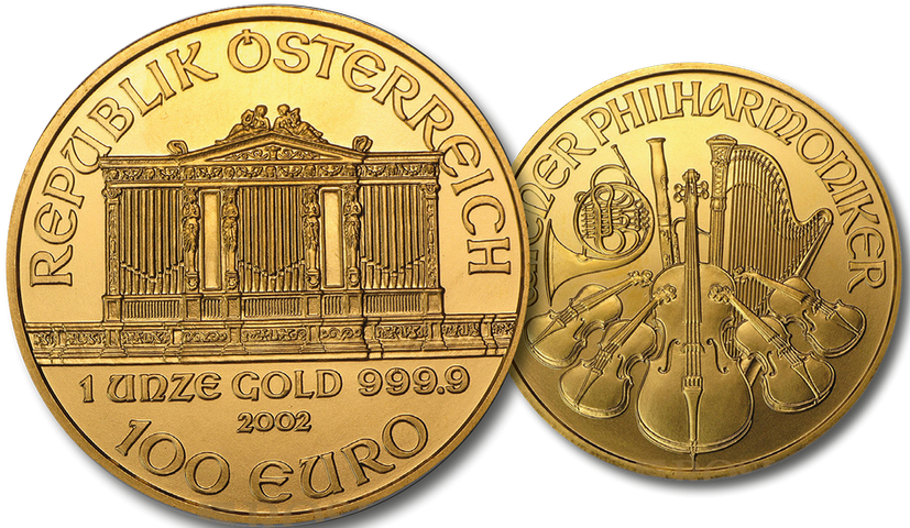 2002, 100 Euro "Philharmoniker"