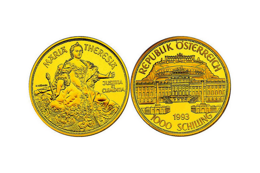 1993, 1000 Schilling "Maria Theresia"