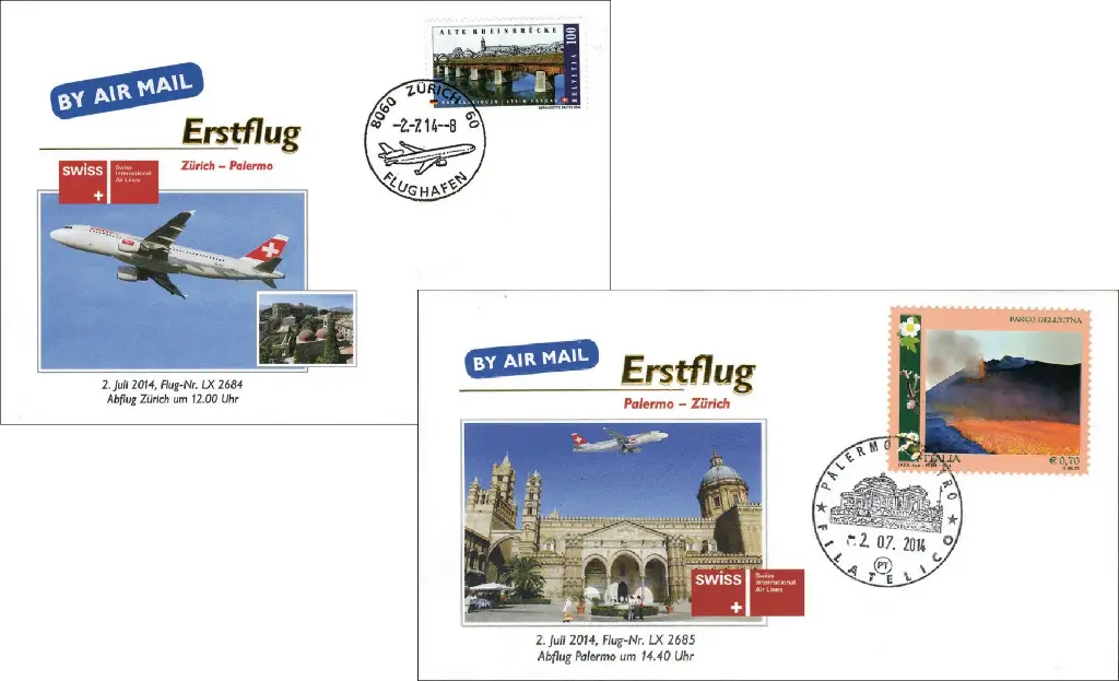 Swiss - Direktflug Zürich-Palermo und retour