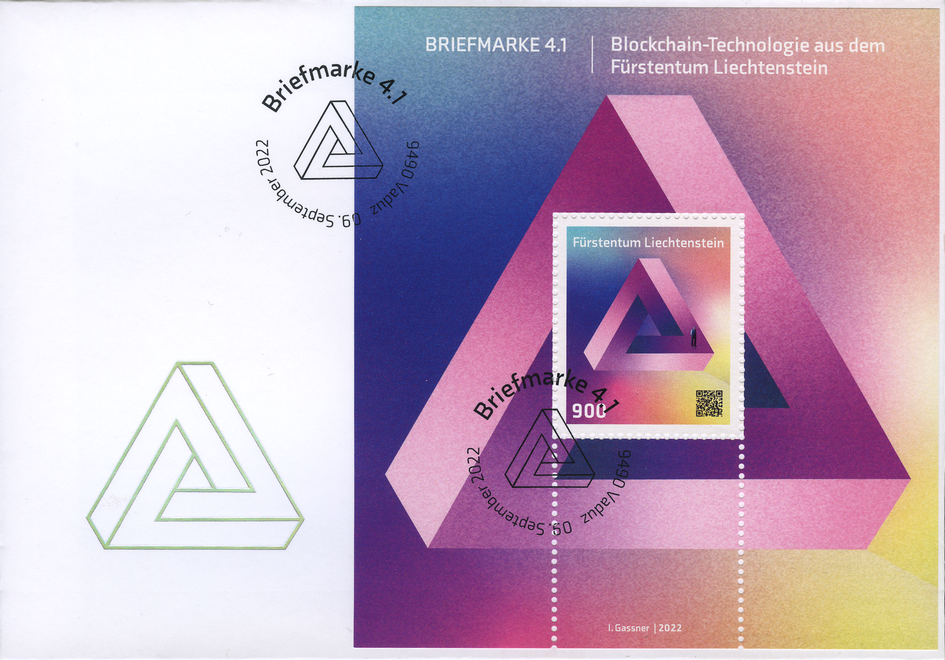 2022, Briefmarke 4.1 - Blockchain -Technologie