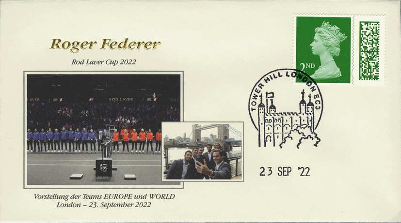 2022, Roger Federer - Rod Laver Cup - Vorstellung Team EUROPE und WORLD