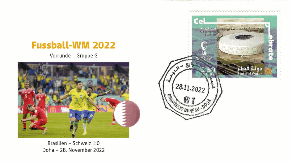 2022, WM 2022 - Vorrunde Brasilien - Schweiz