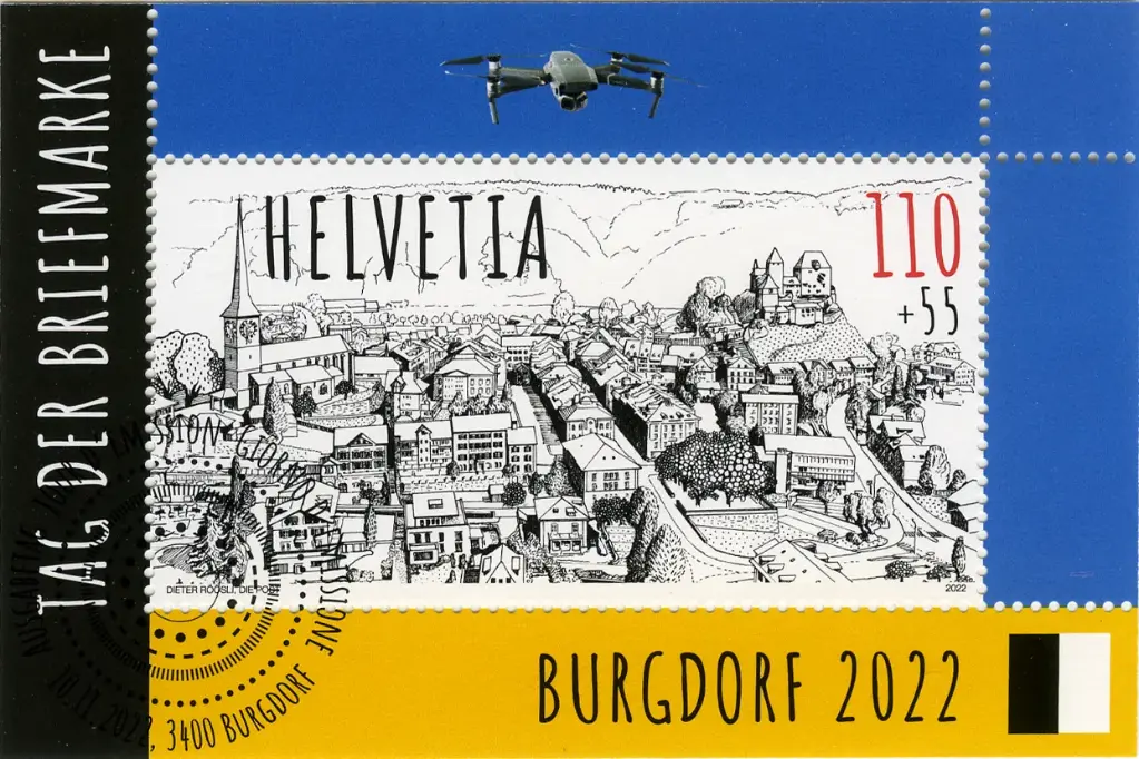 2022, Tag der Briefmarke 2022 Burgdorf