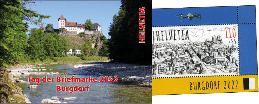 2022, Tag der Briefmarke 2022 Burgdorf