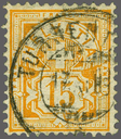 15 Rp. gelborange statt gelb