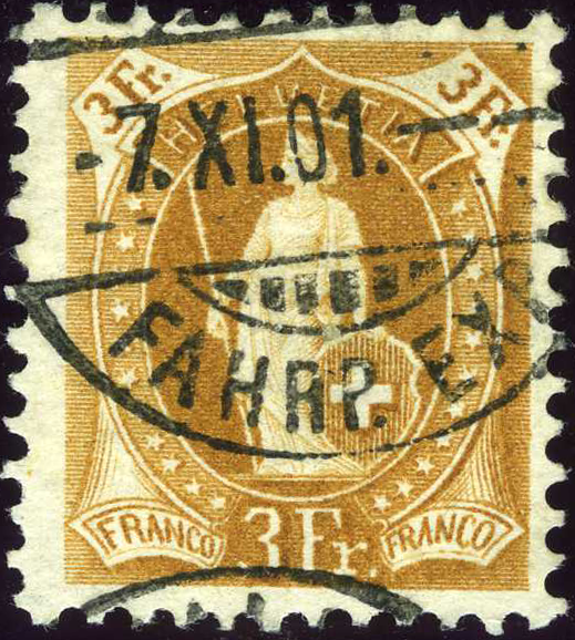 3 Fr. hellbraun