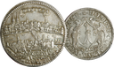 1670, Taler Basel, Wappen zwischen Basilisken