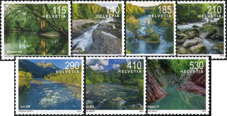 2023, Schweizer Flusslandschaften