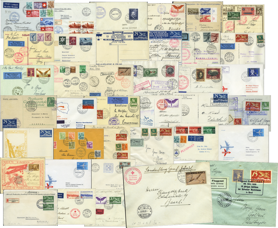 1924-1960, Flugpost Invest-Karton