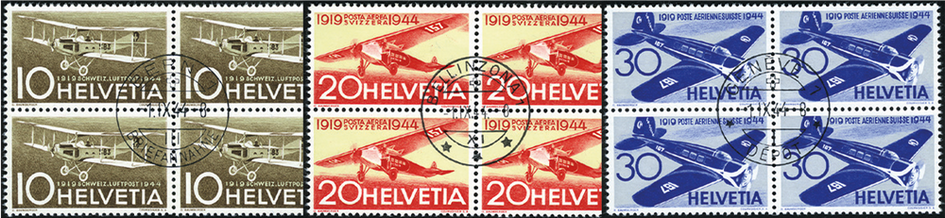 1944, 25 Jahre schweizerische Luftpost