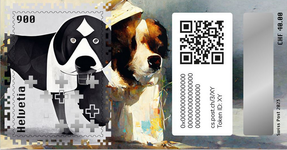 2023, Crypto Stamp &quot;Fido&quot;