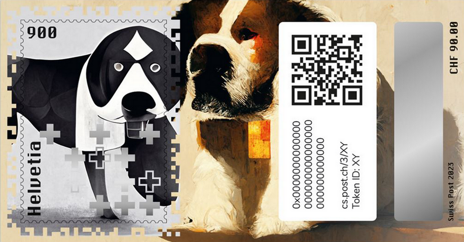 2023, Crypto Stamp "Fluffy"