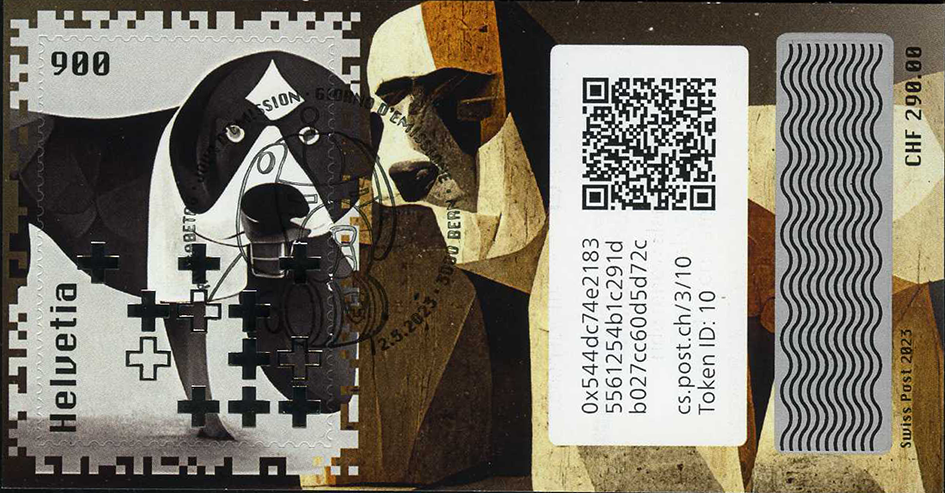 2023, Crypto Stamp "Luna"
