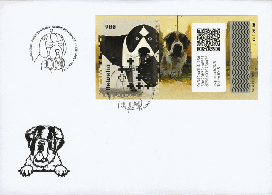 2023, Crypto Stamp "Berna"