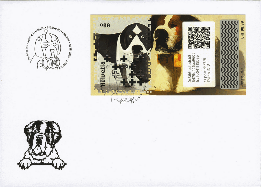 2023, Crypto Stamp "Fluffy"