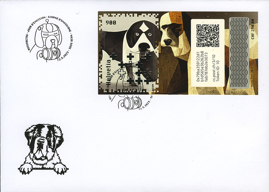 2023, Crypto Stamp "Luna"