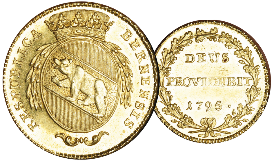 1795, Doppelduplone Bern