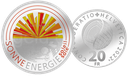 2022, 20 Fr. Gedenkmünze &quot;Sonnenenergie&quot;