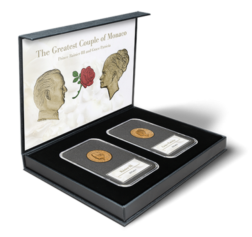 2023, Frankreich, Fürstenpaar von Monaco, Rainier III., Grace Kelly