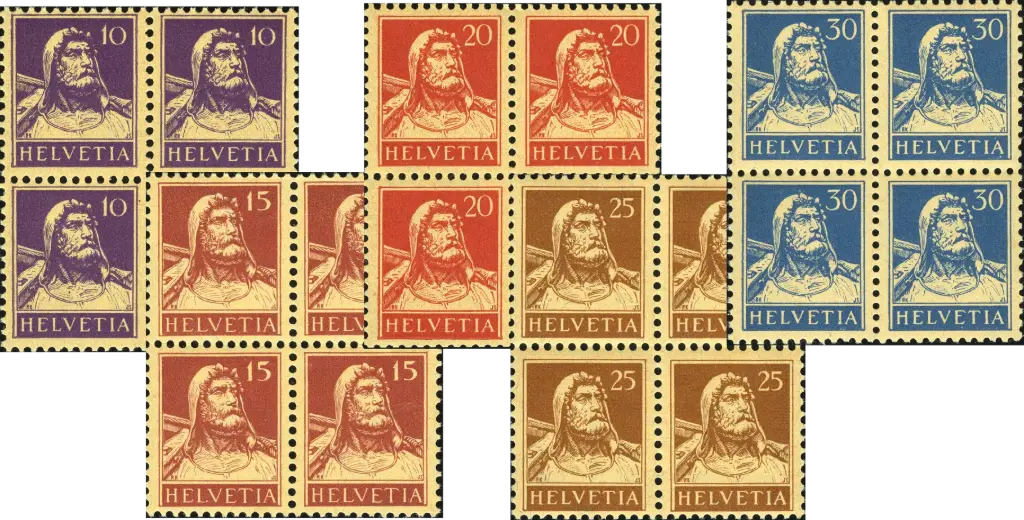 1914-1933, Tellbrustbild