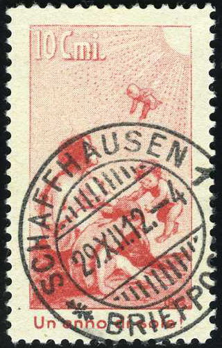 1912, Vorläufer italienisch, 10 Cmi. karminrot