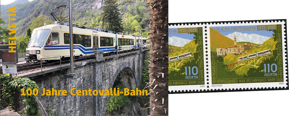 2023, 100 Jahre Centovalli-Bahn
