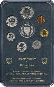 1986, Offizieller Münzsatz