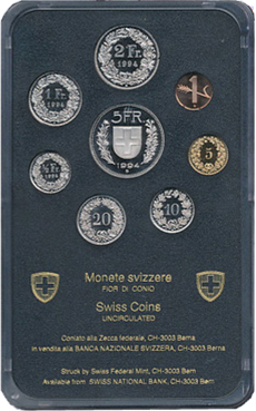 1994, Offizieller Münzsatz