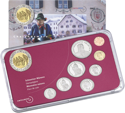 2003, Offizieller Münzsatz