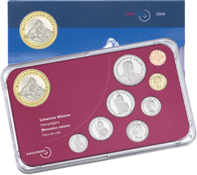 2004, Offizieller Münzsatz